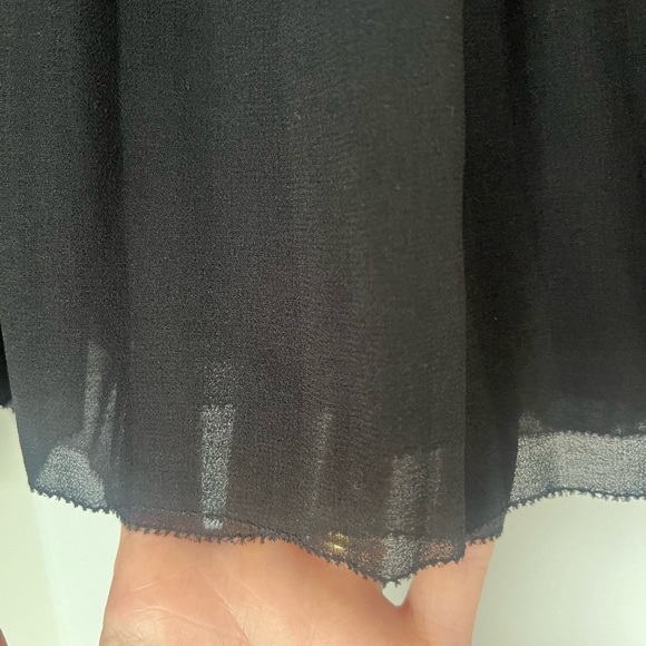 Aritzia Talence Blouse Off the Shoulder Black - Picture 6 of 7